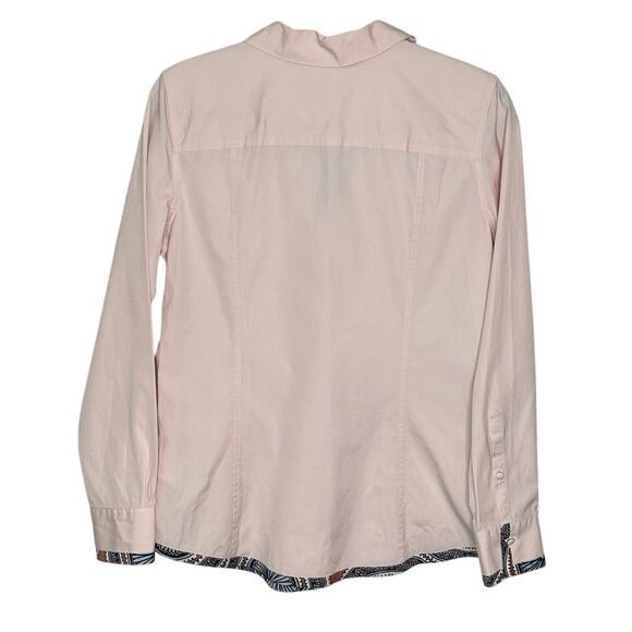 Brooks Brothers Fitted Pink Button-Up Top Collared Long Sleeve Office Workwear 8 - Picture 2 of 7